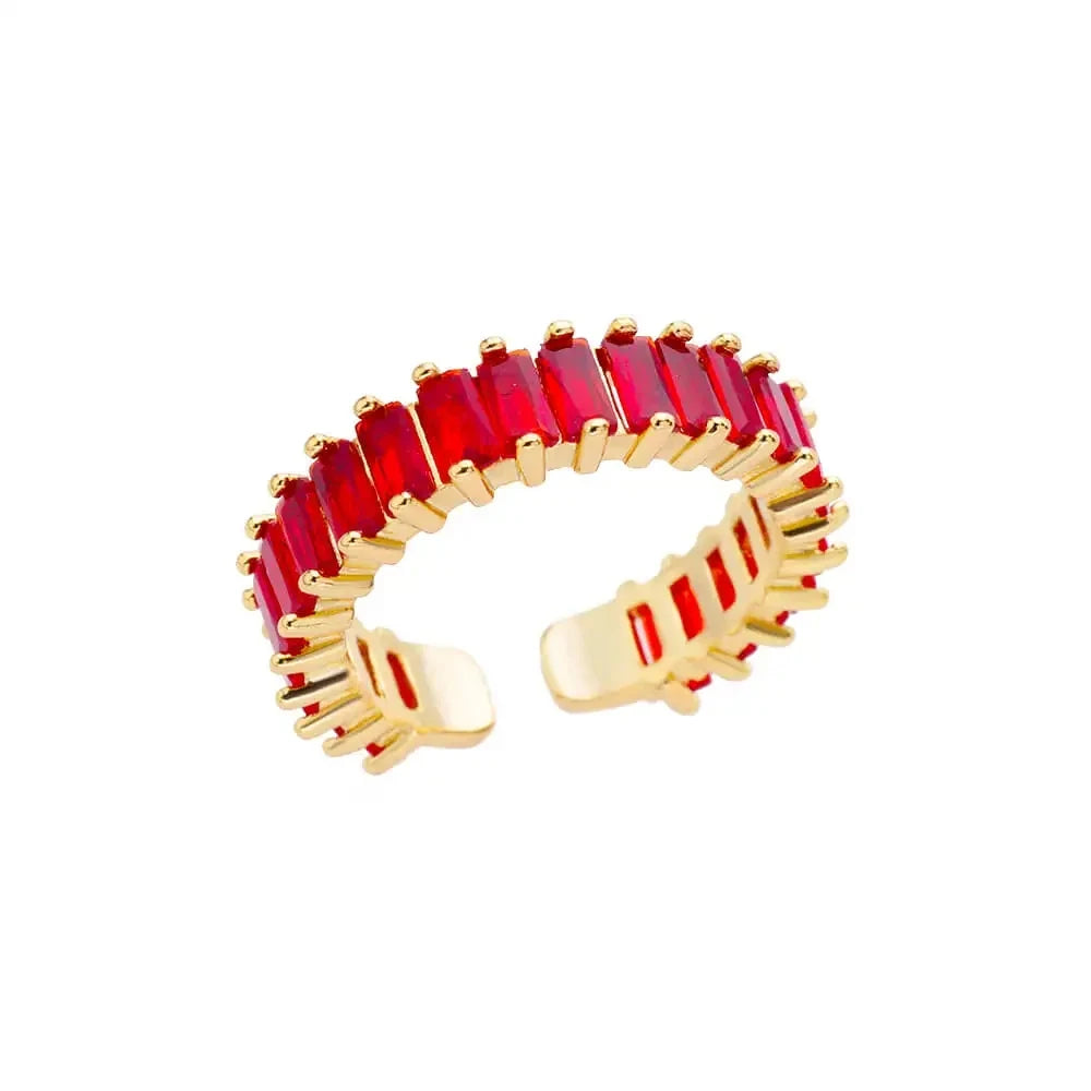 Adjustable gold rings