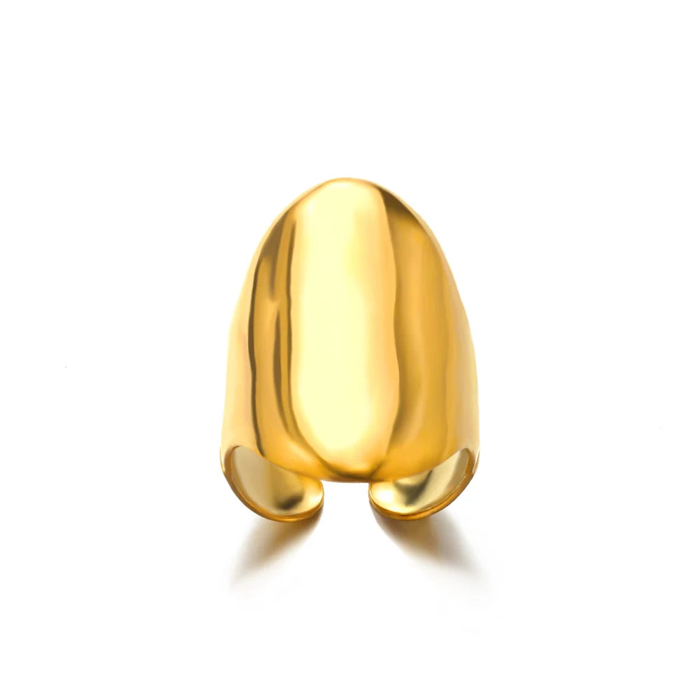 Adjustable gold rings