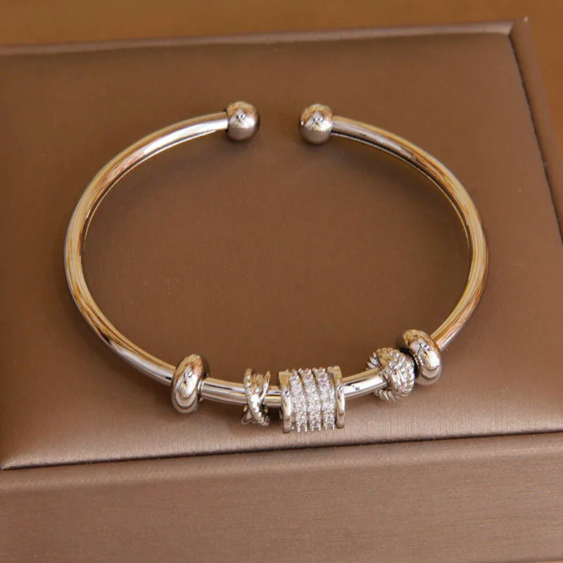 Bangles with crystals