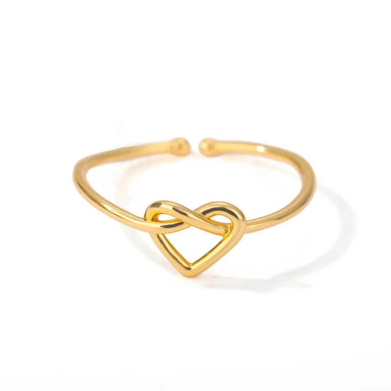 Adjustable gold rings