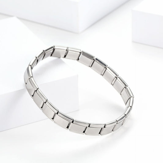 Italian Stainless Steel Charm bracelet