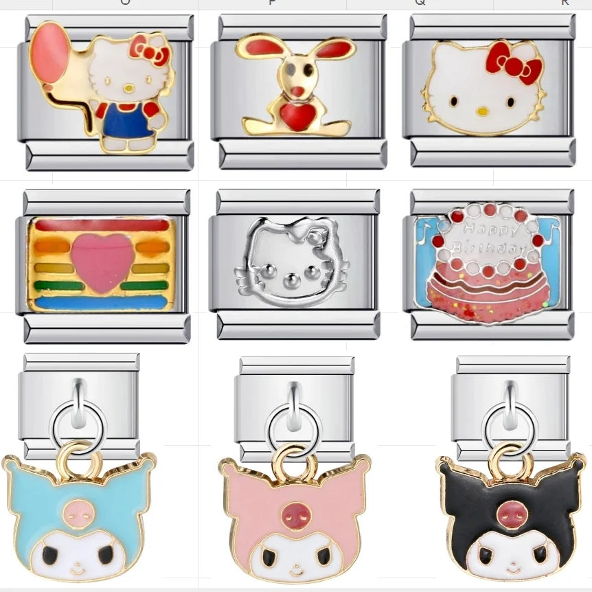 Hello kitty italian charms