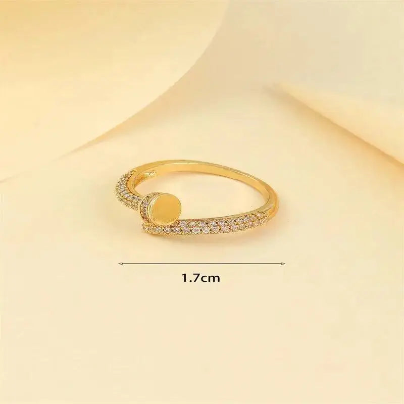 Crystal screw ring