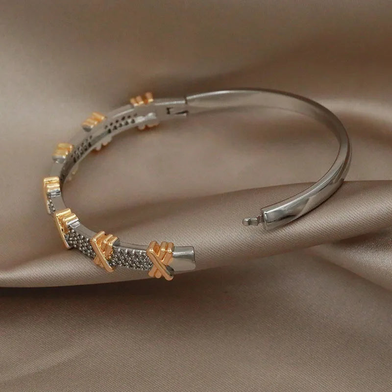 Bangles with crystals