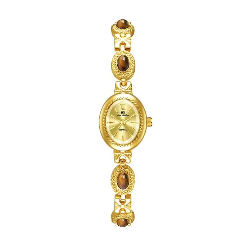 Simple gold watch