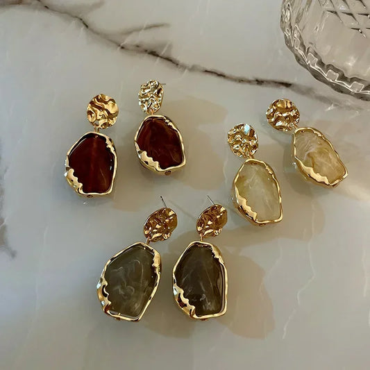 Gem vintage earrings